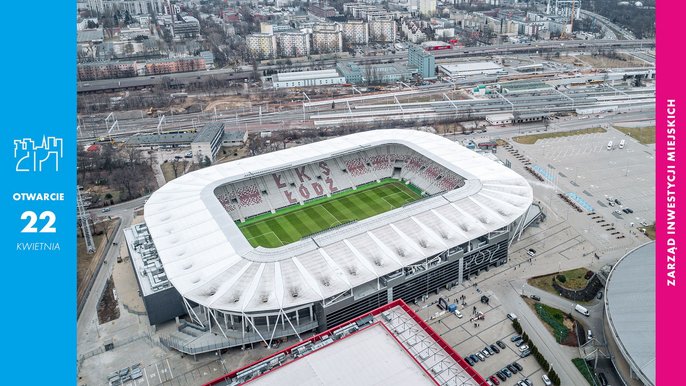 Stadion ŁKS przy al. Unii 2 - mat. ŁÓDŹ.PL