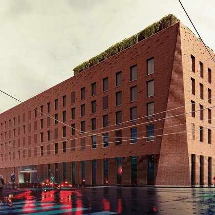 Kategoria I - Parking z usługami - I NAGRODA – MAJA WROŃSKA I PRZEMYSŁAW SOBIECKI