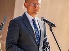 Przemawia wiceprezydent Adam Wieczorek. Fot. P. Wacławiak, UMŁ. 