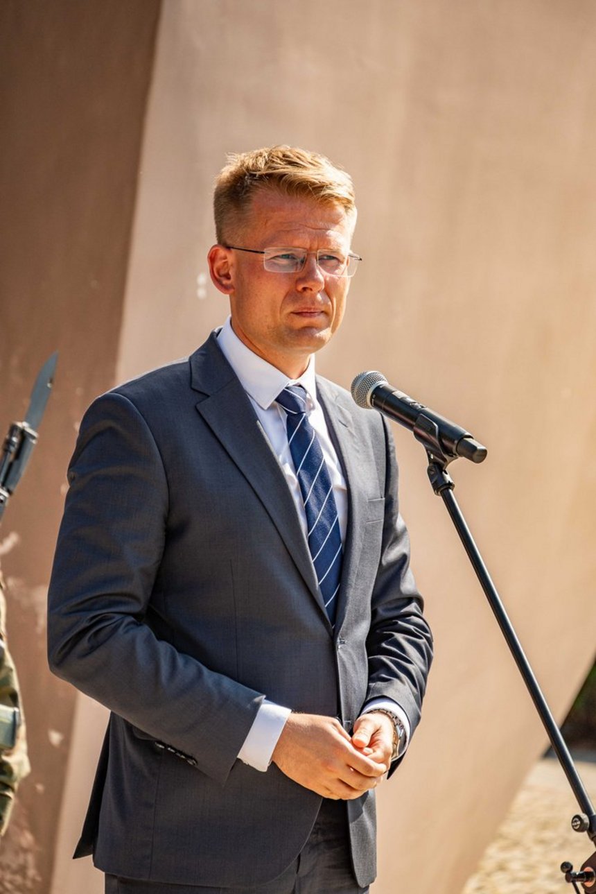 Przemawia wiceprezydent Adam Wieczorek. Fot. P. Wacławiak, UMŁ. 