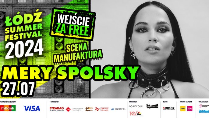  - Łódź Summer Festival 2024: Mery Spolsky - Scena Manufaktura