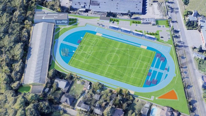 RKS stadion lekkoatletyczny - mat. pras