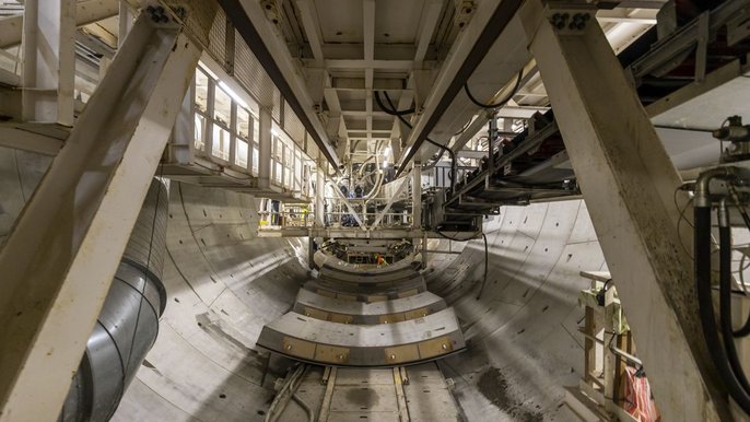 Tunel średnicowy - fot. Łukasz Brylowski