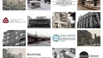 Grafika promująca wydarzenie: "Warsztaty modelarskie - łódzka architektura XIX i XX wieku" z Bartoszem Michalskim [Program 2018] -  mat. pras. Łódzki Detal