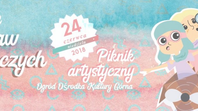 Grafika promująca wydarzenie: Plac Zabaw Twórczych. Na tropie kultury w Ośrodku Kultury Górna - mat. pras. Ośrodek Kultury Górna