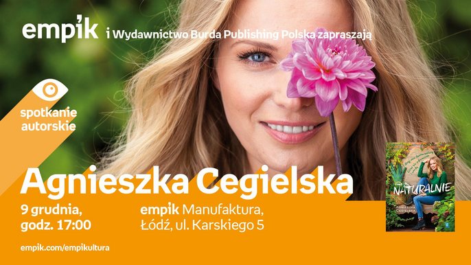 Agnieszka Cegielska - spotkanie autorskie w Empiku w Manufakturze - fot. mat. pras. Salon Empik Łódź Manufaktura