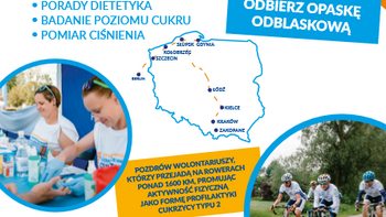 Grafika promująca wydarzenie: Bezpłatne badania cukrzycy w Pasażu Schillera w Łodzi -  mat. pras. Fundacji Medicover