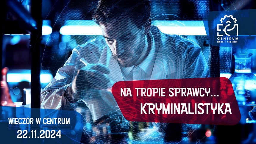 Plakat wieczoru w centrum 