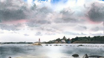 Zdjęcie promujące wydarzenie: Minh Dam warsztaty akwareli w pracowni artystycznej OKO -  fot. mat. Pracownia OKO