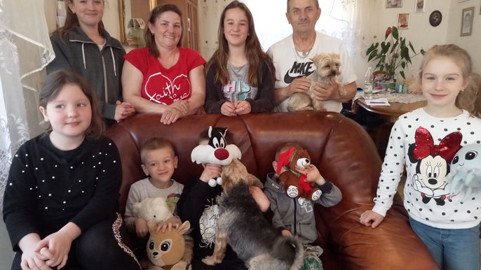 Mirka i Zbyszek Łuczakowie z dziećmi - fot. ŁÓDŹ.PL