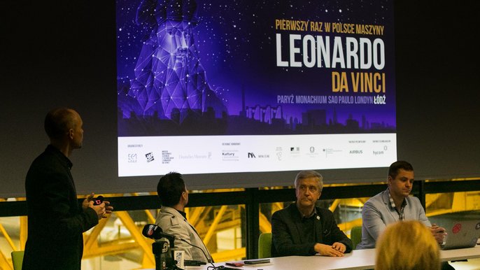 Konferencja poświęcona wystawie "Leonardo da Vinci - Energia Umysłu" - mat. prasowe