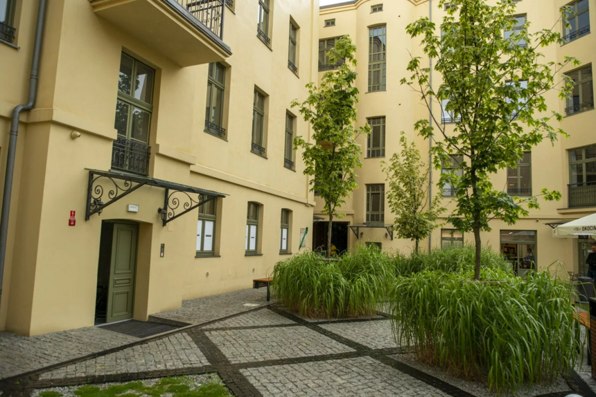 Wnętrze kamienicy przy Zielonej 6.