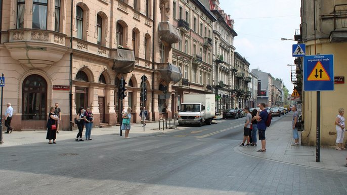 Od niedzieli przywrócony zostanie ruch jednokierunkowy na ul. Próchnika i Rewolucji 1905 r. - mat. ZDiT