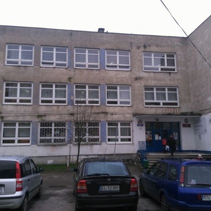 Szkoła Podstawowa nr 19 przy ul. Balonowej 1 w Łodzi przed termomodernizacją 