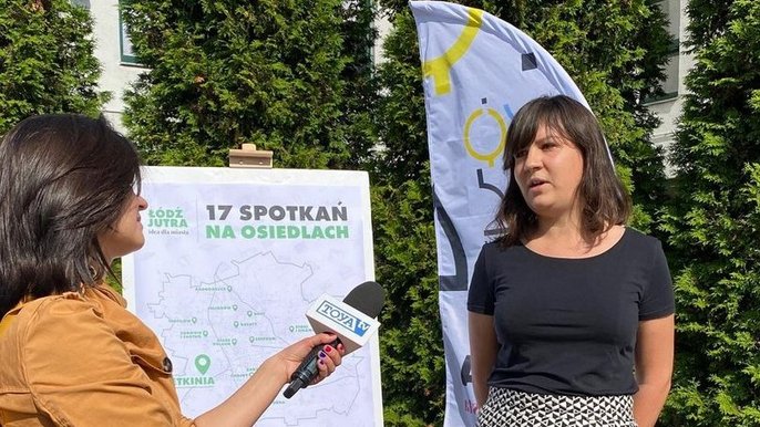 Agata Burlińska z Biura ds. Partycypacji Społecznej UMŁ 