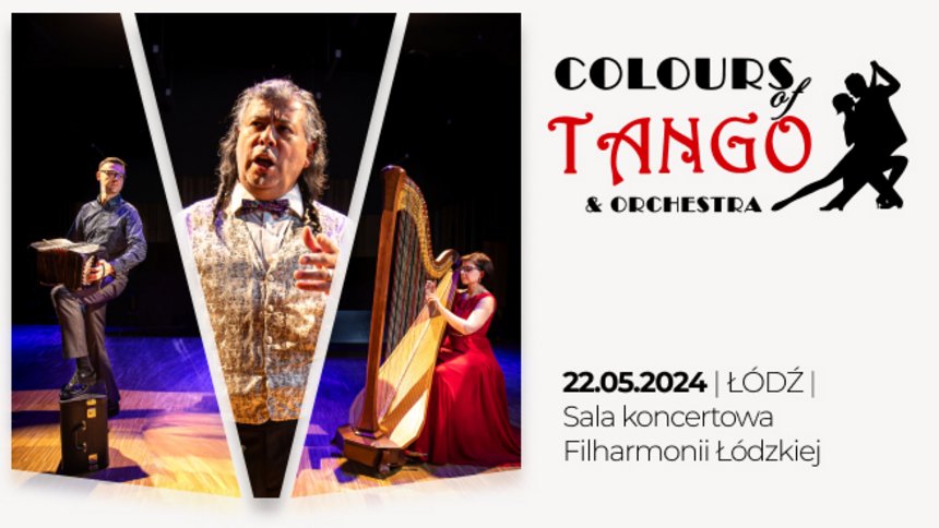Colours of Tango & Orchestra w Sali Koncertowej Filharmonii Łódzkiej