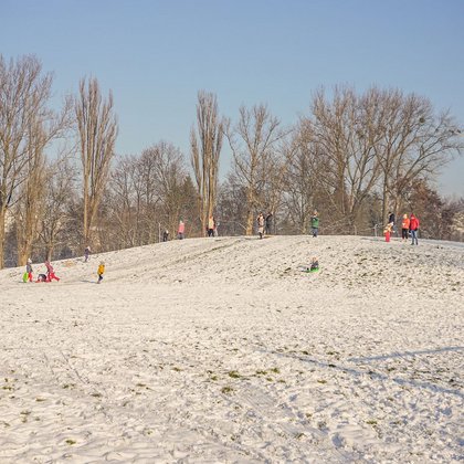 Górka w parku Dąbrowskiego, fot. ŁÓDŹ.PL