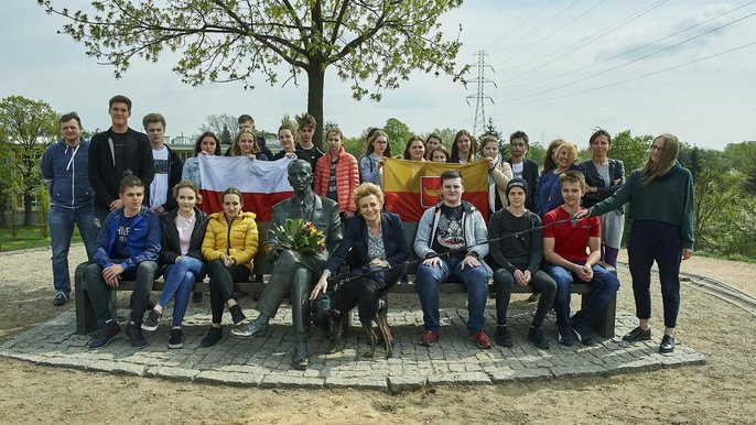 104. rocznica urodzin słynnego emisariusza, bohatera kwietnia "Łódzkich dróg do niepodległości" - fot. Radosław Jóźwiak / UMŁ