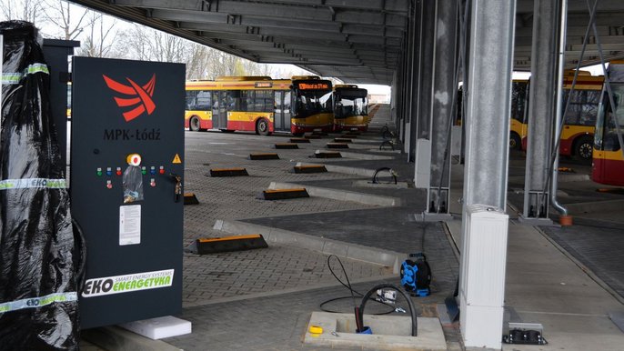 MPK Łódź, baza dla autobusów elektrycznych - fot. ŁÓDŹ.PL