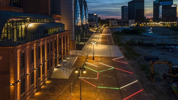 Ulica Hasa w Nowym Centrum Łodzi - fot. Łódź.pl