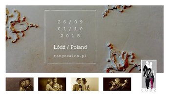 Grafika promująca wydarzenie: VIII Łódź Tango Salon Festival 2018, Łódź 26-30.09.2018 -  mat. pras. Łódź Tango Salon Festival