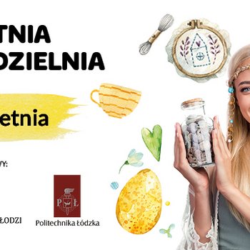 Sobotnia Rękodzielnia 1-8 kwietnia - plakat reklamowy.