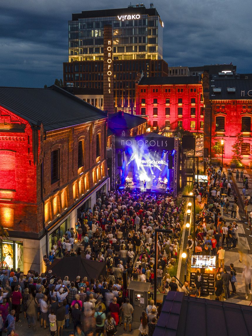 Scena w Monopolis podczas Łódź Summer Festival 2023