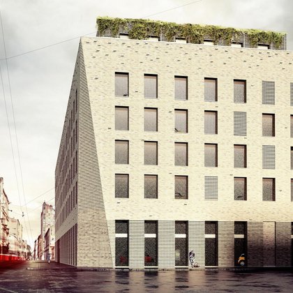 Kategoria II, Parking bez usług. II nagroda – Maja Wrońska, Przemysław Sobieski