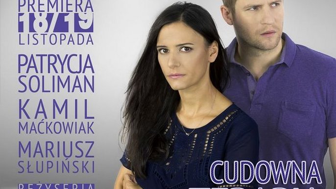 Grafika promująca spektakl "Cudowna terapia" Fundacji Kamila Maćkowiaka - mat. pras. FKM