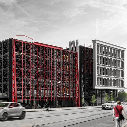 Kategoria II, Parking bez usług. I nagroda – Julia Mejer, Adriana Sowała, Milena Marcinkowska, Aleksandra Durak, Monika Sieradzka