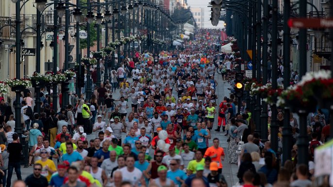 Bieg Ulicą Piotrkowską Rossmann Run - mat. organizatora