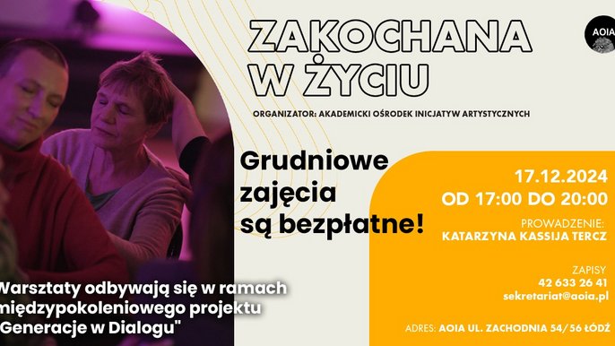  - zakochana w życiu warsztaty romantyczne