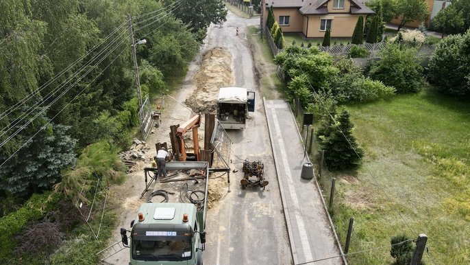 ŁSI buduje kanalizację na Młynku. To 4 km sieci i ponad 200 przyłączy - fot. ŁÓDŹ.PL