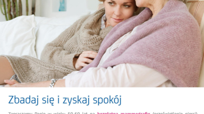 Grafika promująca wydarzenie: Bezpłatne badania mammograficzne w mammobusie LUX MED przy CH Tulipan w marcu - fot. mat. LUX MED Diagnostyka