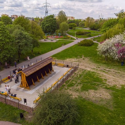 Tężnia w parku Podolskim, fot. ŁÓDŹ.PL