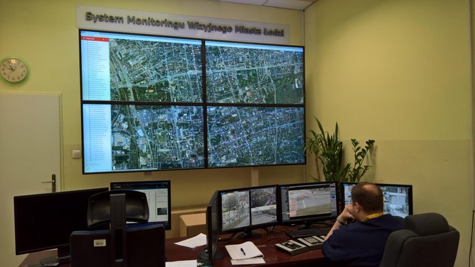 System monitoringu wizyjnego Miasta Łodzi - fot. Wojciech Markiewicz / UMŁ