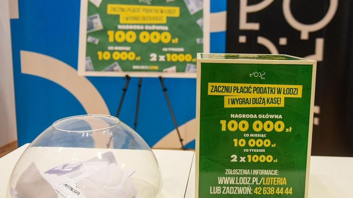 Kolejne dwie osoby wygrały 1000 zł w Wielkiej Loterii Podatkowej Miasta Łódź - fot. mat. UMŁ