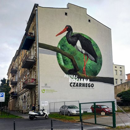 Mural przy ul. Orlej 3, fot. Paweł Łacheta