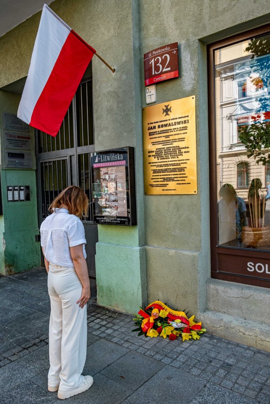 Tablica Jana Kowalewskiego. Fot. P. Wacławiak, UMŁ. 