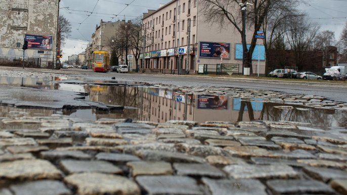 Przybyszewskiego przed remontem - fot. Paweł Łacheta