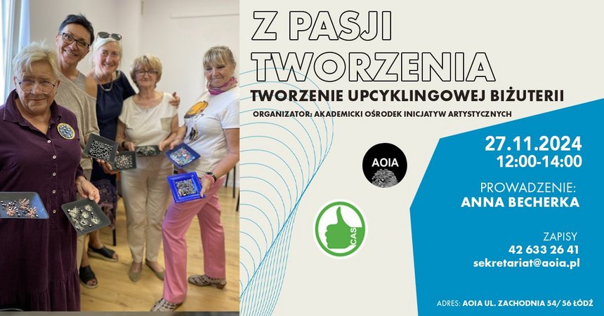 z pasji tworzenia tworzenie upcyklingowej biżuterii