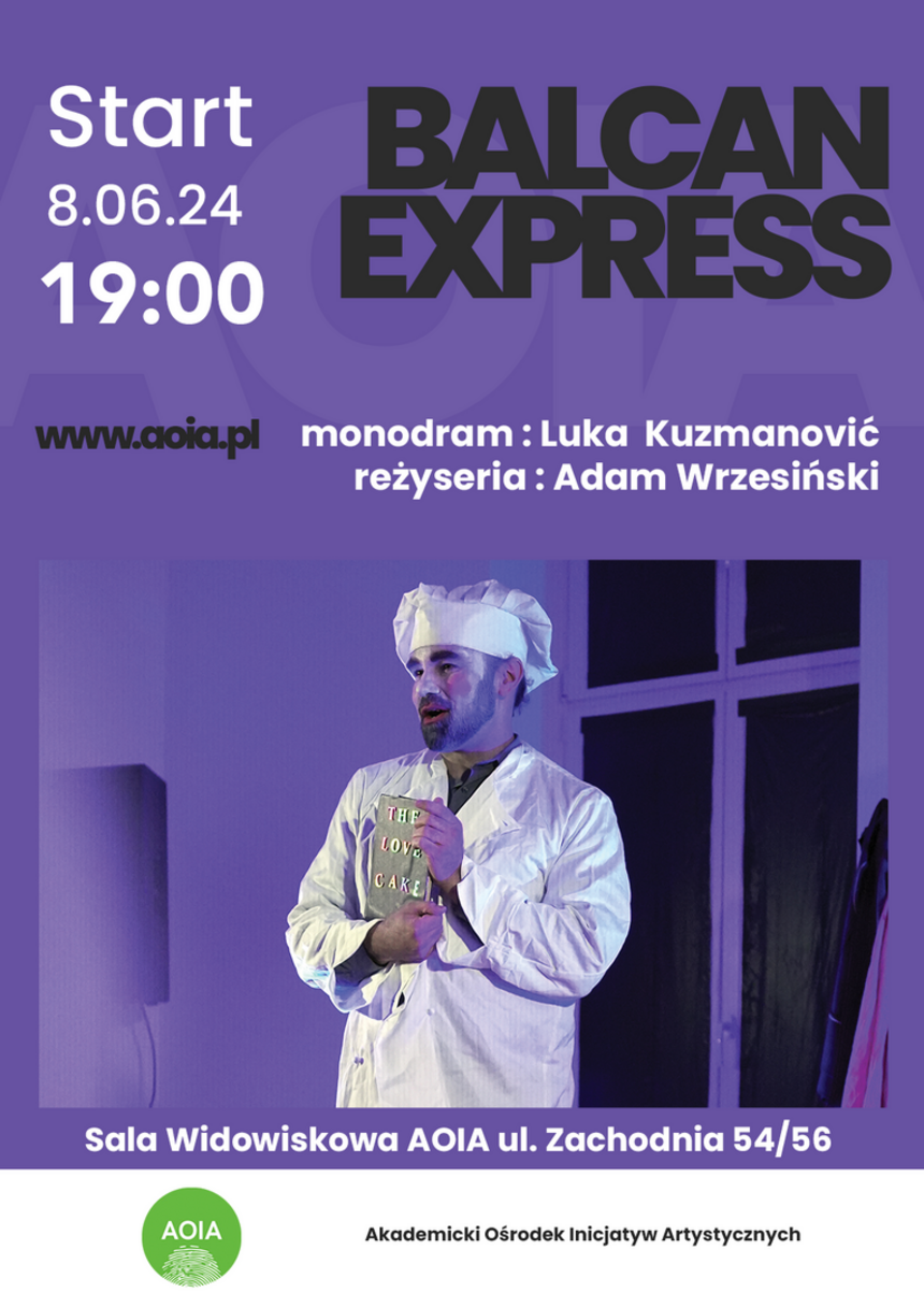 Balcan Express 8.06 g.19:00 scena Aoia