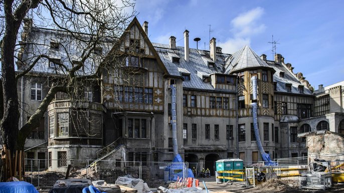 Rozpoczął się remont pałacu Steinertów - fot. Radosław Jóźwiak / UMŁ