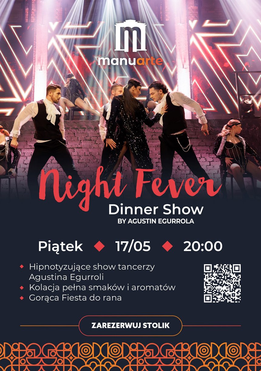 Night Fever Dinner Show by Agustin Egurrola w Manuarte