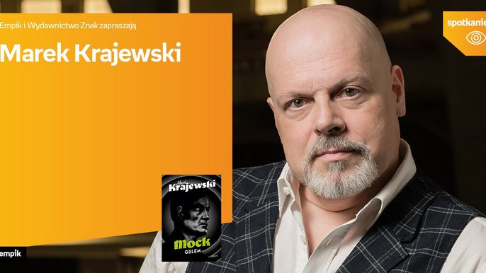 Grafika promująca wydarzenie: Marek Krajewski | spotkanie autorskie w Empiku w Manufakturze - fot. mat. Empik.com