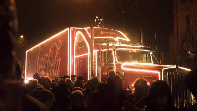 Świąteczna Ciężarówka Coca-Cola - mat. prasowe