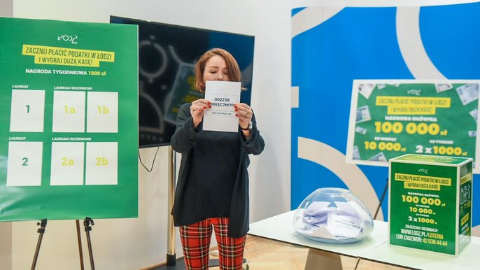 Płać podatki w Łodzi i wygrywaj! Grudniowe losowanie w Wielkiej Loterii Podatkowej Miasta Łódź za nami - fot. Paweł Łacheta