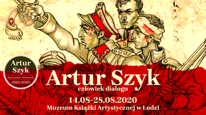 Plakat wystawy "Artur Szyk - człowiek dialogu" 