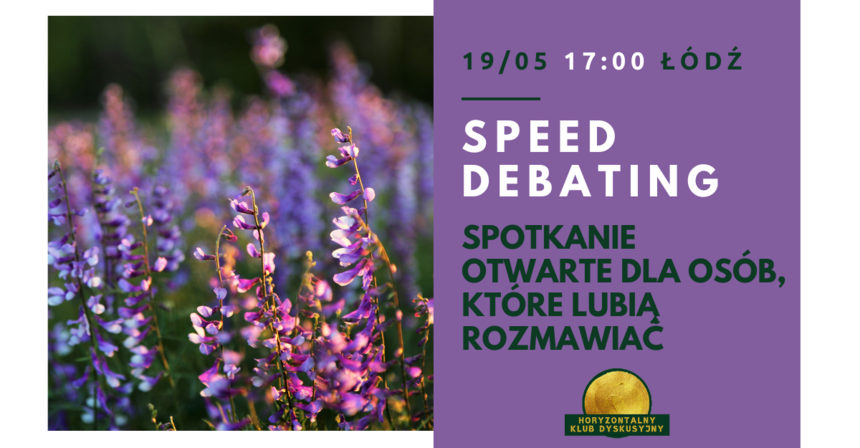 Speed Debating - otwarte spotkanie klubu dyskusyjnego w Niebostanie