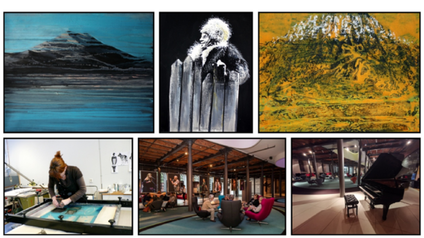 Broszura reklamująca wystawę UKRAINE - DIRECTION FOR EUROPE.